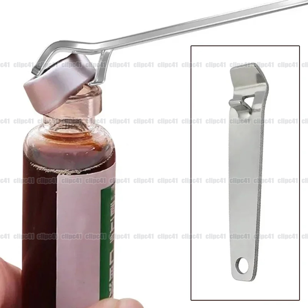Bottle Opener Keyring - 1 Buah Pembuka Botol Cairan Oral