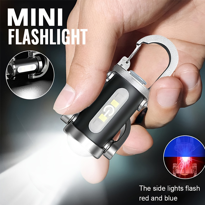 Keychain Flashlight - Senter Gantungan Kunci Mini Lampu Kerja