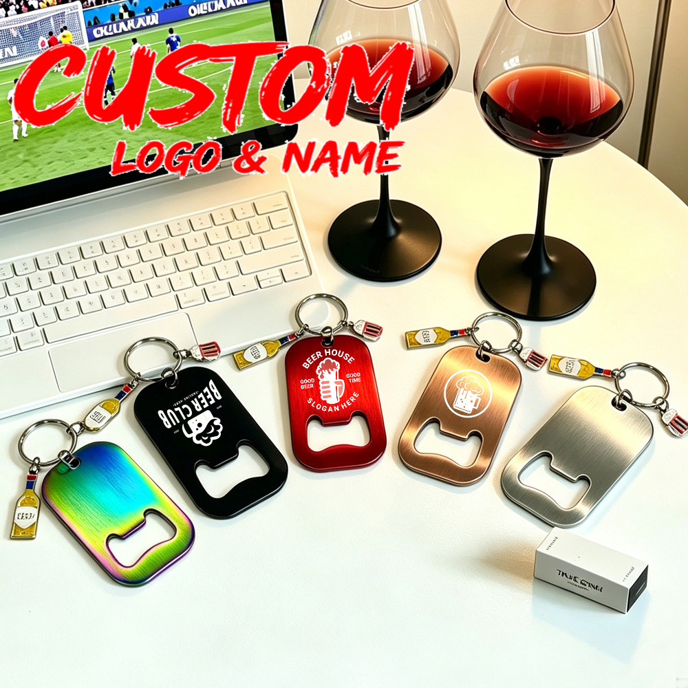 Bottle Opener Keyring - Pembuka Botol Baja Tahan Karat Personalisasi