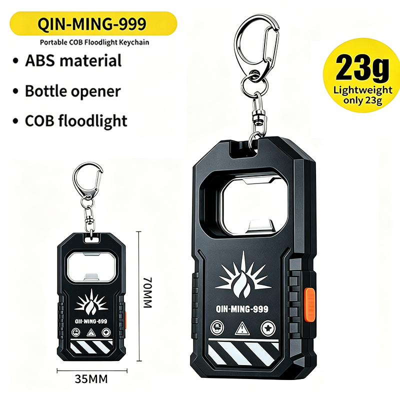 Keychain Flashlight - 2 Buah Senter Gantungan Kunci LED