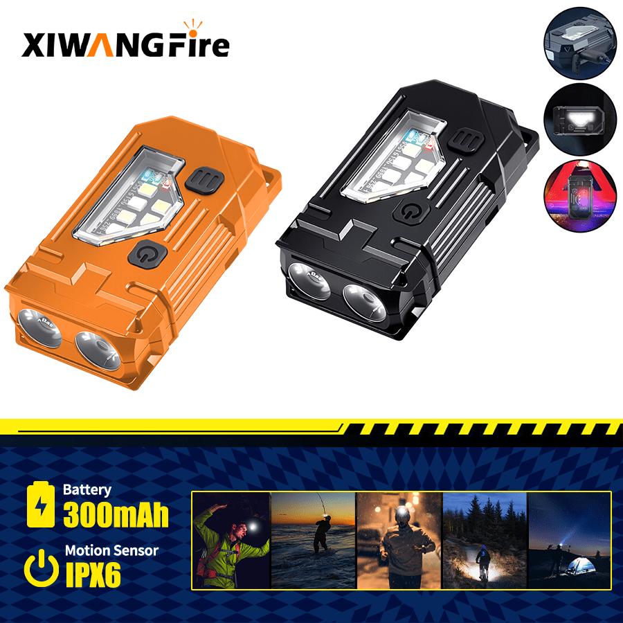 Keychain Flashlight - Senter Mini Gantungan Kunci EDC -