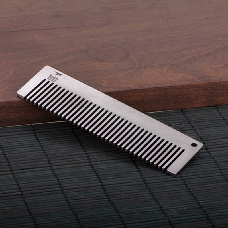 Comb Pocket Titanium - Sisir Perjalanan Titanium Keith untuk Pria
