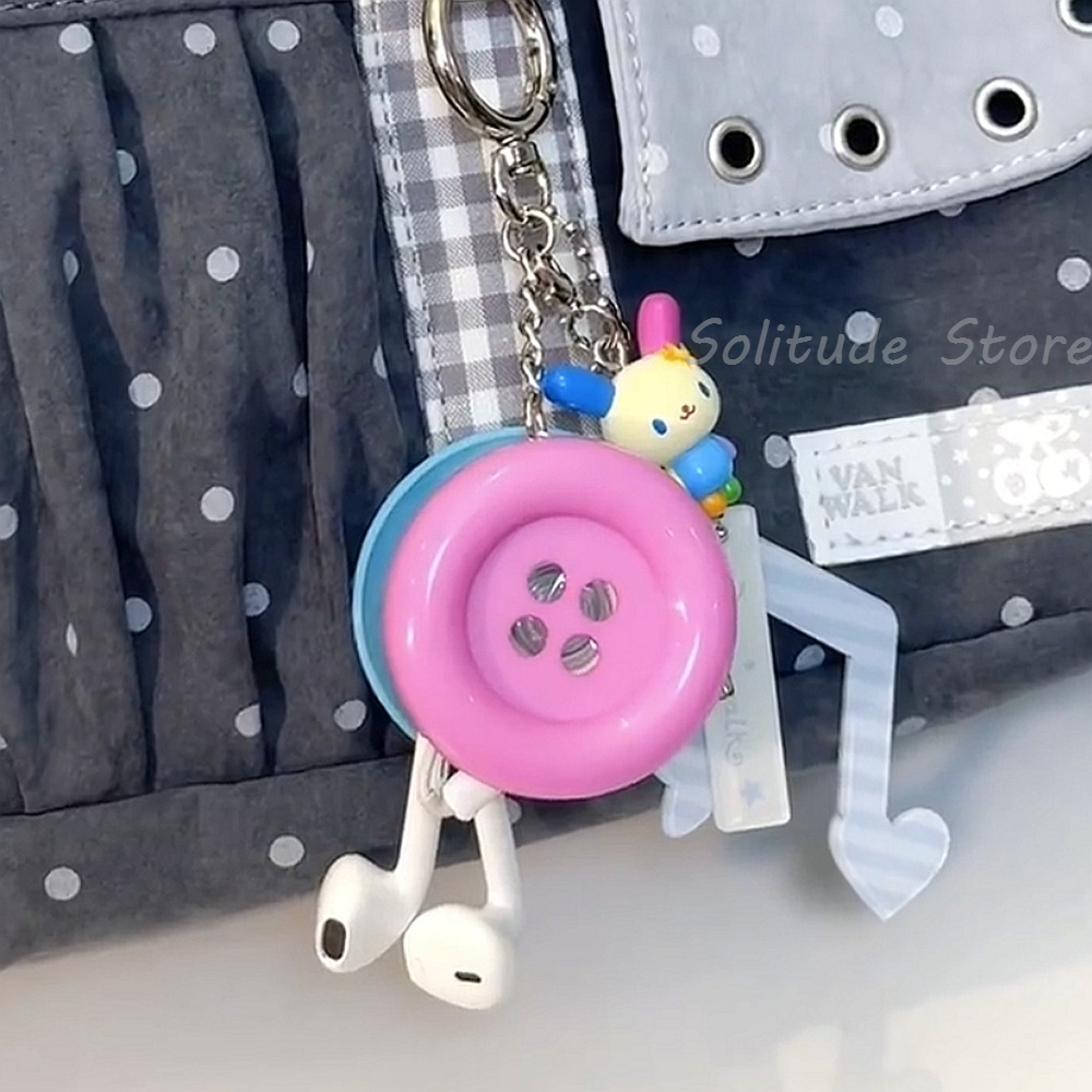 Cable Winder Keychain - Aksesoris Dekorasi Earphone Vintage Y2K dengan