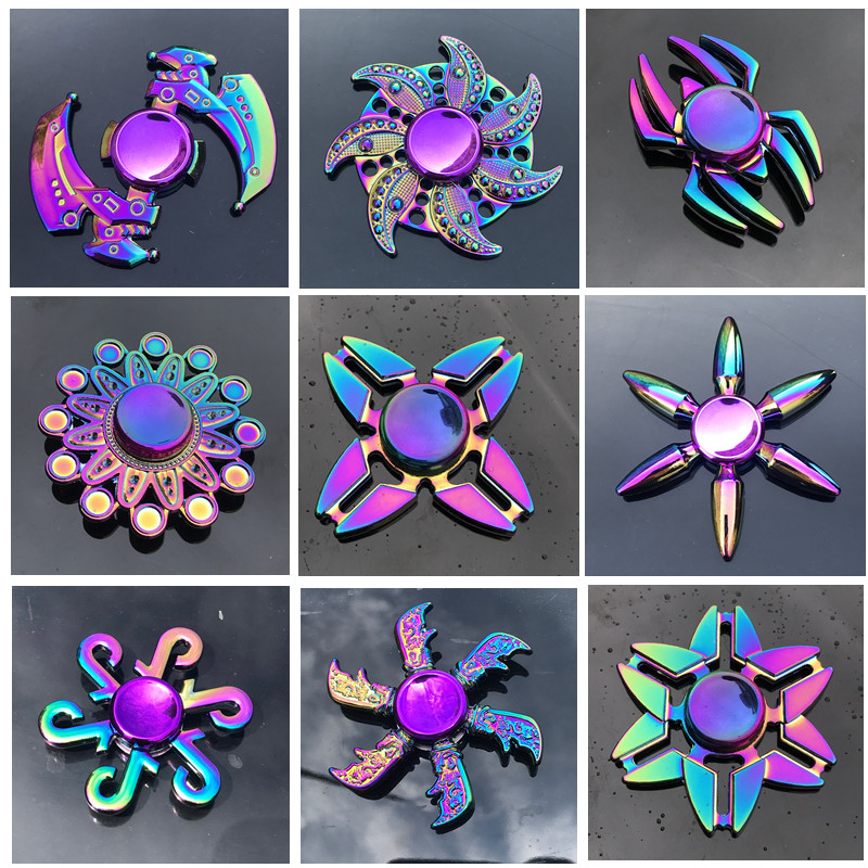 Fidget Spinner Bearing - Baru Paduan Seng Colorful Fidget Spinner