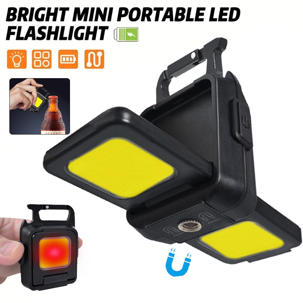 Keychain Flashlight - Lampu Gantungan Kunci Senter Mini Lampu