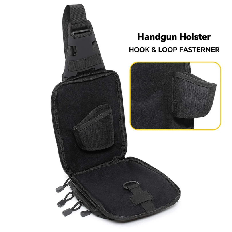 Tas Selempang Taktis untuk Men - Edc Carry Bag For Pistol ulasan dan harga