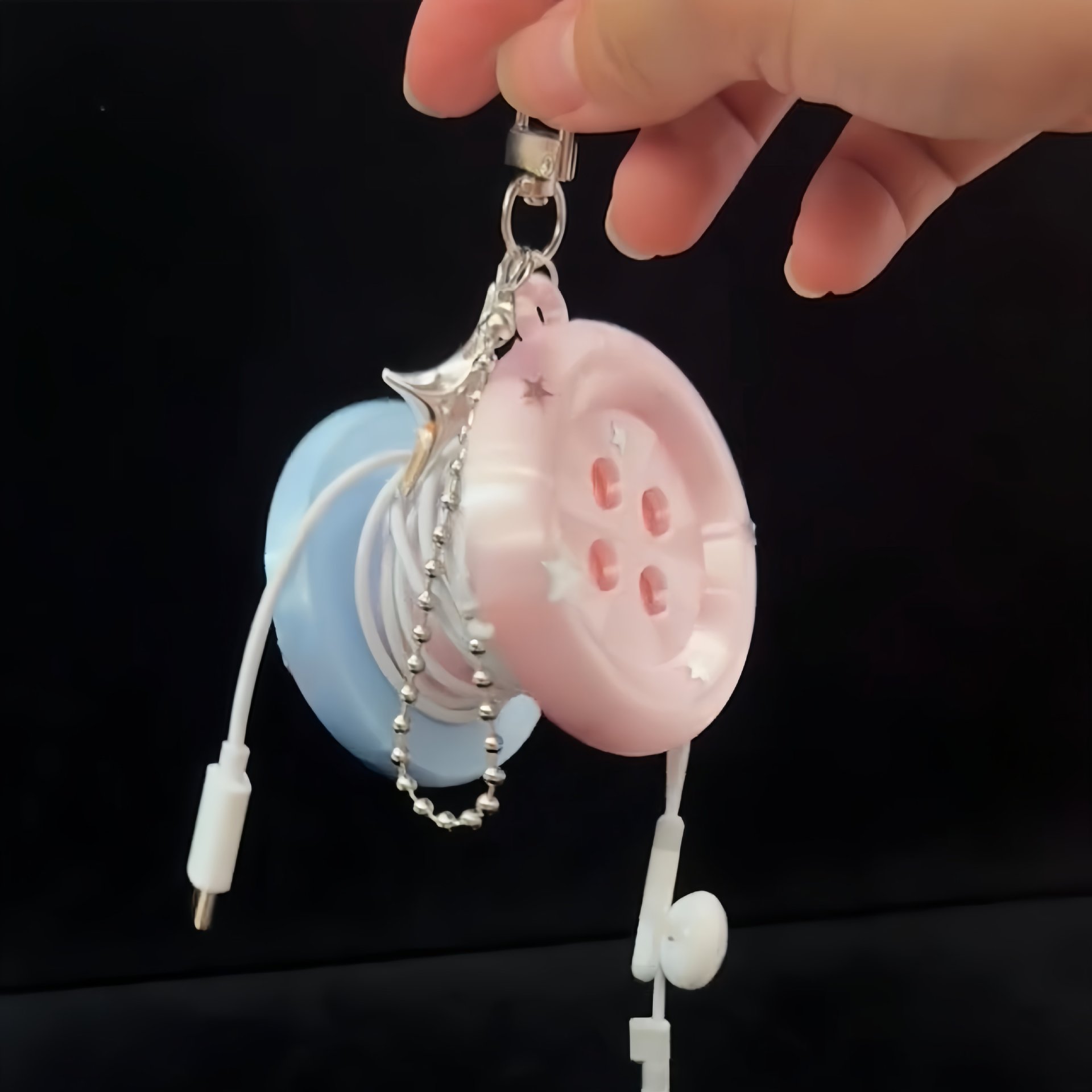 Gantungan Kunci Bintang Bulat  - Cable Winder Keychain ulasan dan harga