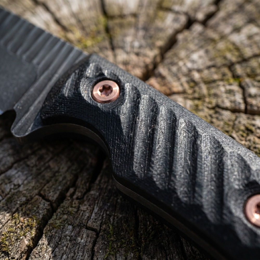 Pisau Bushcraft Full Tang Bila - Edc Fixed Blade Deep Carry ulasan dan harga