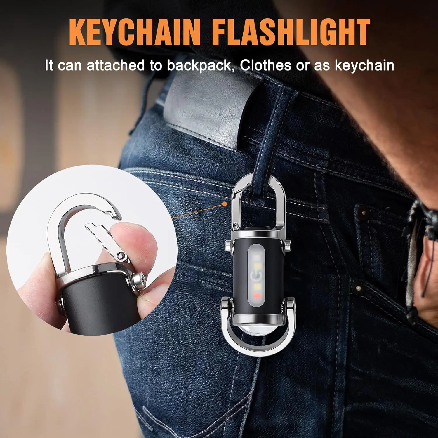 Senter Gantungan Kunci Mini La - Keychain Flashlight ulasan dan harga