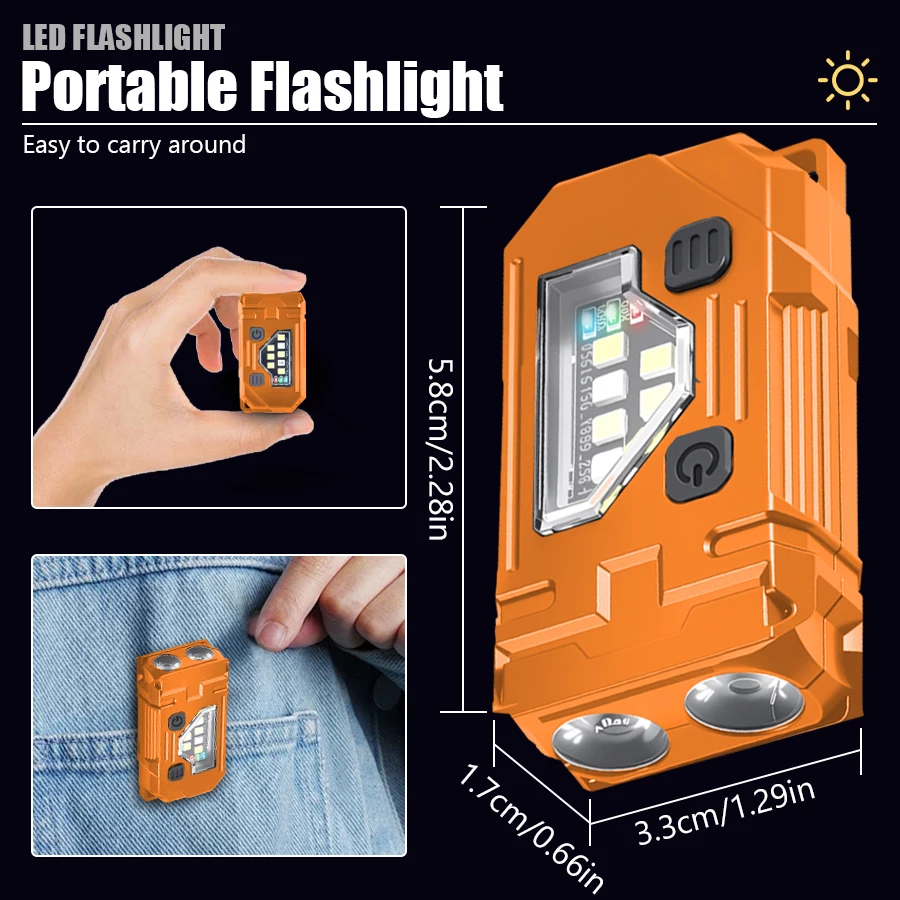 Gantungan Kunci Mini Senter ED - Keychain Flashlight ulasan dan harga