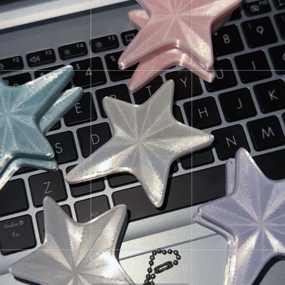 Penjepit Kabel Bintang 3D Gaya - Cable Winder Keychain ulasan dan harga