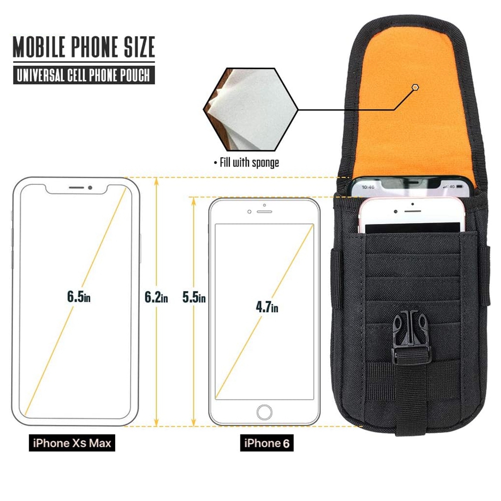 Kantong Ponsel Taktis Molle, T - Edc Concealed Carry Belt ulasan dan harga