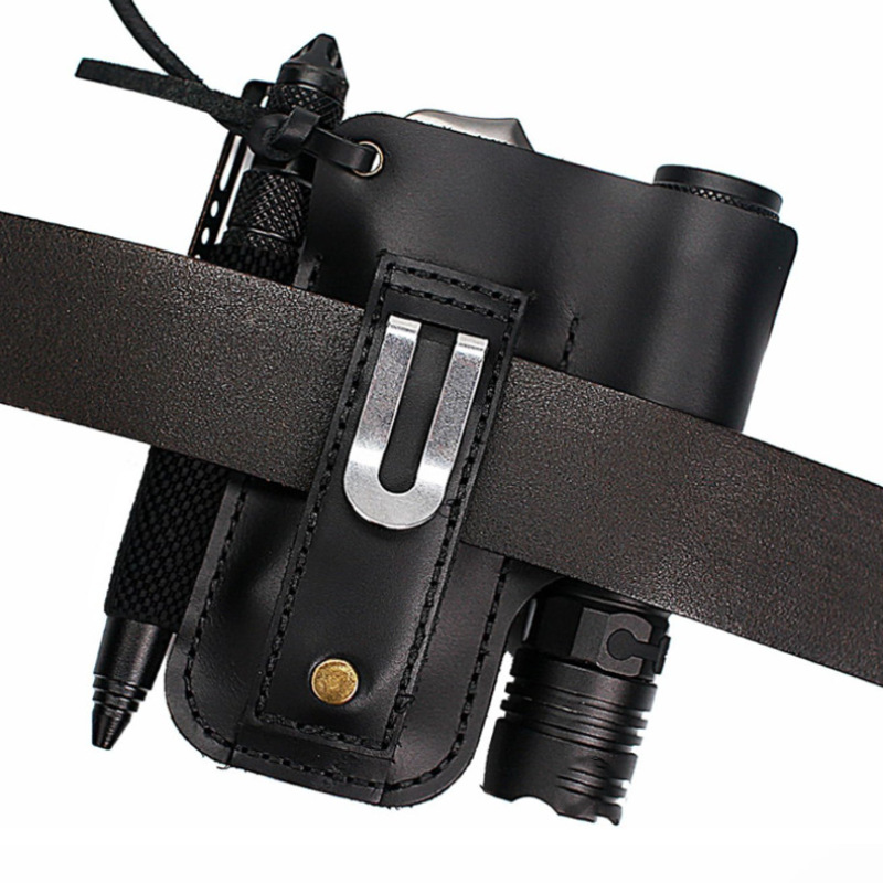 Sarung Alat Senter Kulit EDC M - Edc Carry Pocket ulasan dan harga
