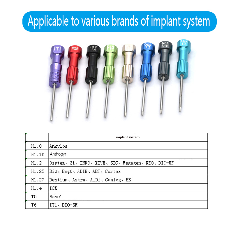 Obeng implan gigi, laboratoriu - Micro Screwdriver Kit ulasan dan harga
