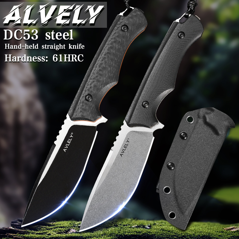 Pisau Lurus Bilah Tetap Baja D - Edc Fixed Blade Deep Carry ulasan dan harga