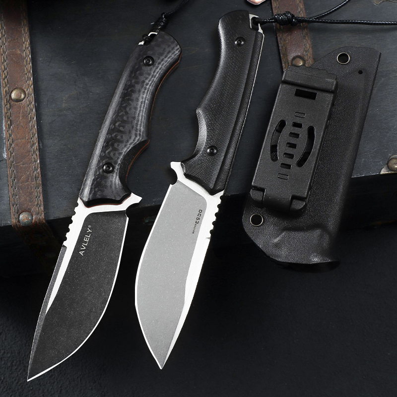 Pisau Lurus Bilah Tetap Baja D - Edc Fixed Blade Deep Carry ulasan dan harga