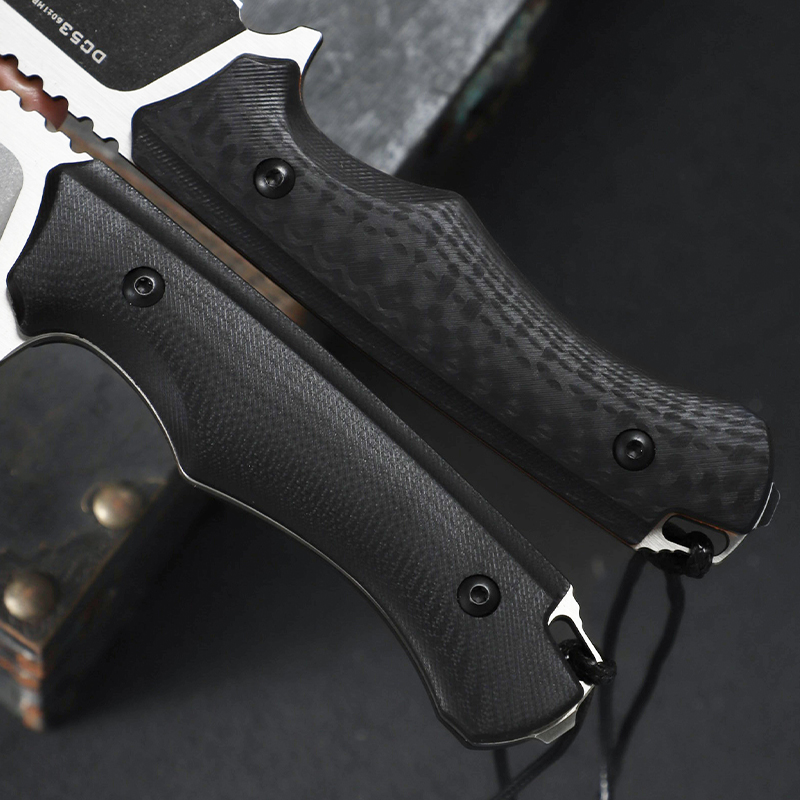 Pisau Lurus Bilah Tetap Baja D - Edc Fixed Blade Deep Carry ulasan dan harga