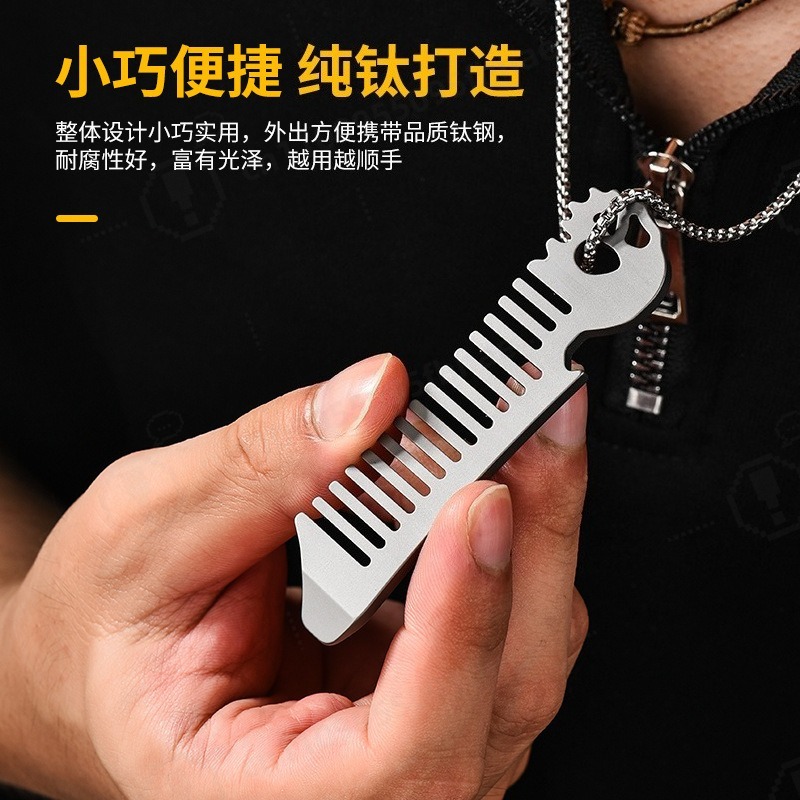 Sisir Penata Rambut Pria dari  - Comb Pocket Titanium ulasan dan harga