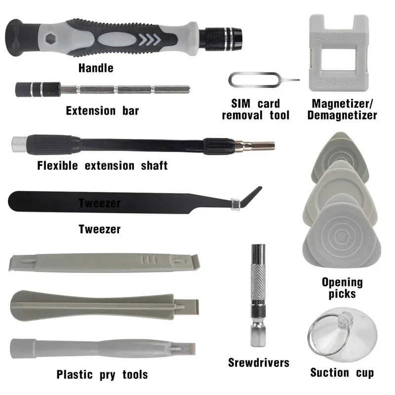 Set Obeng Magnetik Portabel 11 - Micro Screwdriver Kit ulasan dan harga