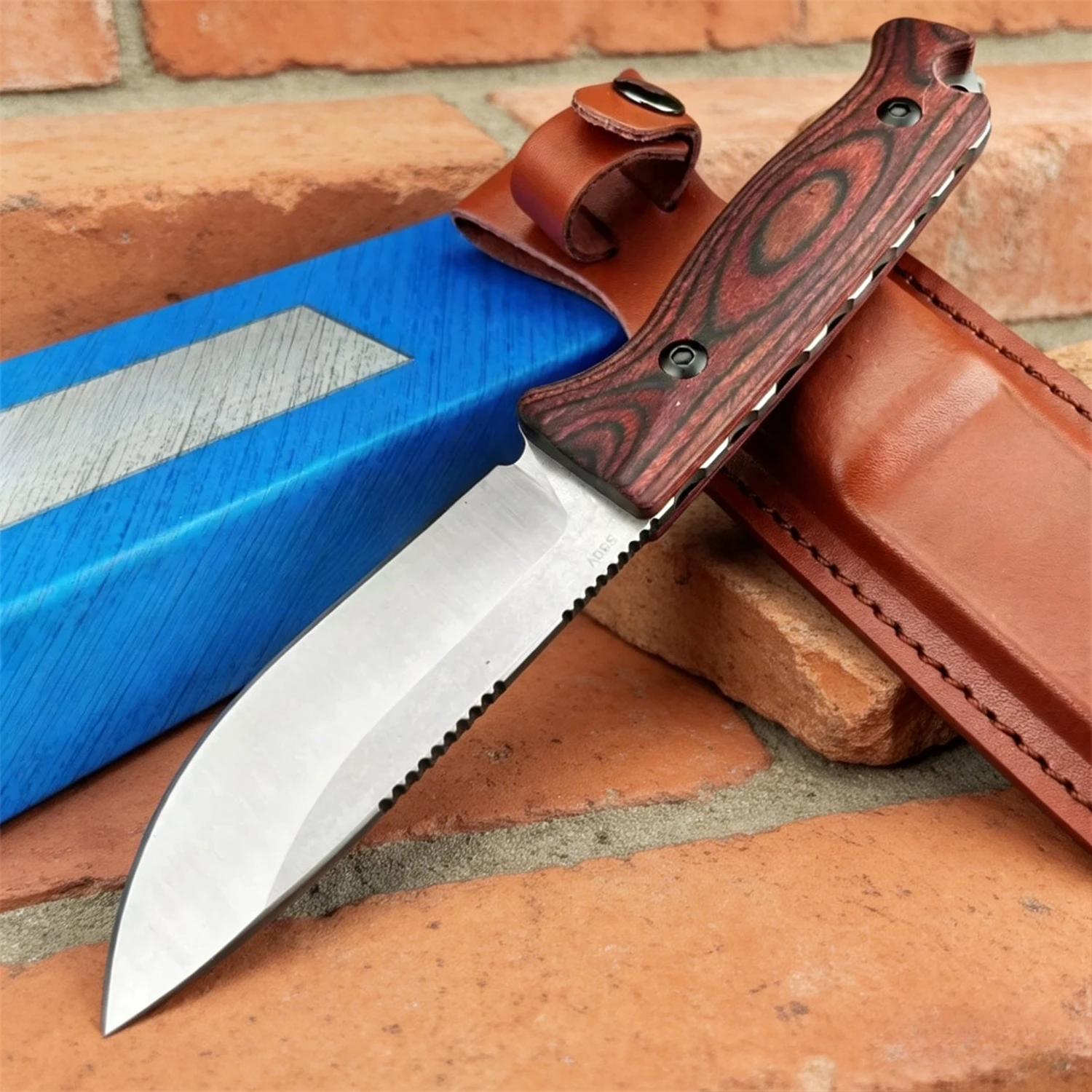 Pisau Lurus Fixed Blade Full T - Edc Carry For Men ulasan dan harga