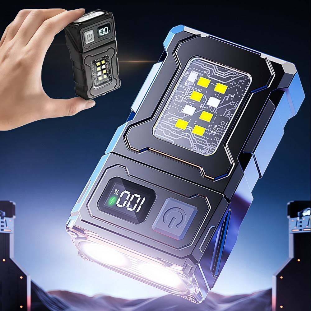 Senter LED Mini Isi Ulang deng - Keychain Flashlight ulasan dan harga