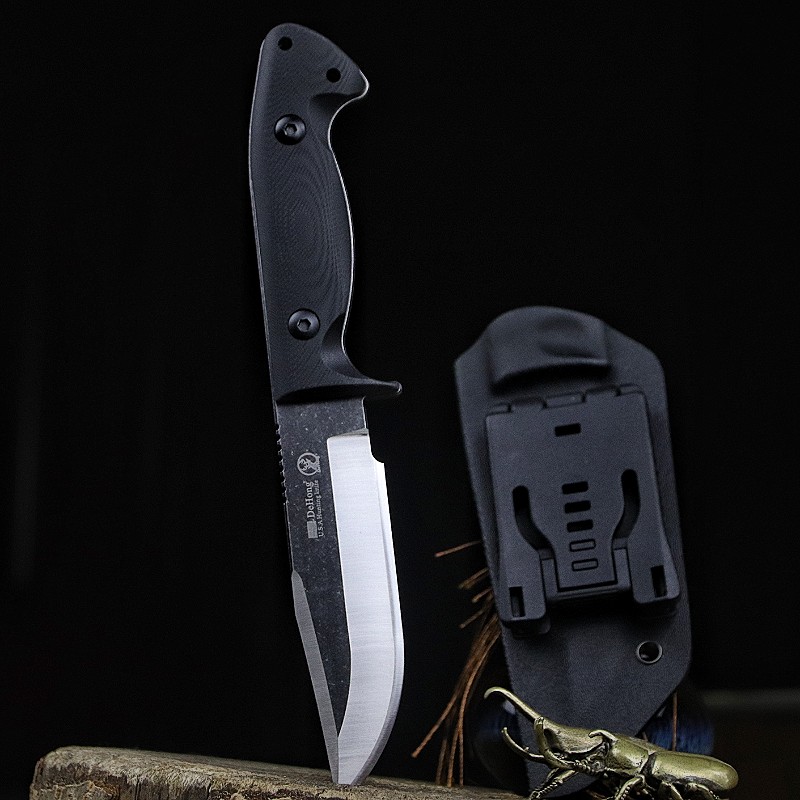 Pisau lurus serbaguna taktis b - Edc Fixed Blade Deep Carry ulasan dan harga