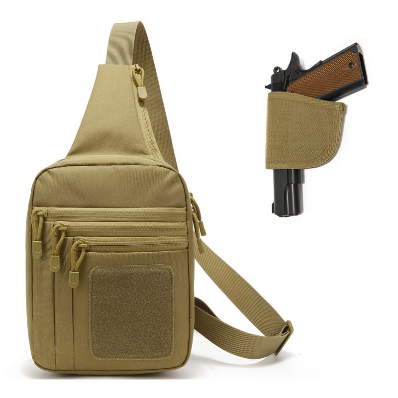 Tas dada taktis Pistol sarung  - Edc Concealed Carry Backpack ulasan dan harga