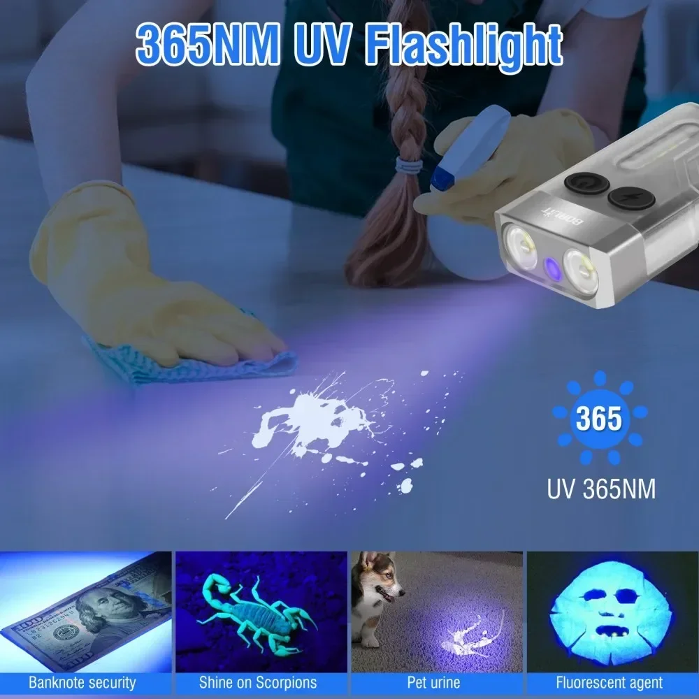 BORUiT V10 Gantungan Kunci Sen - Keychain Flashlight ulasan dan harga