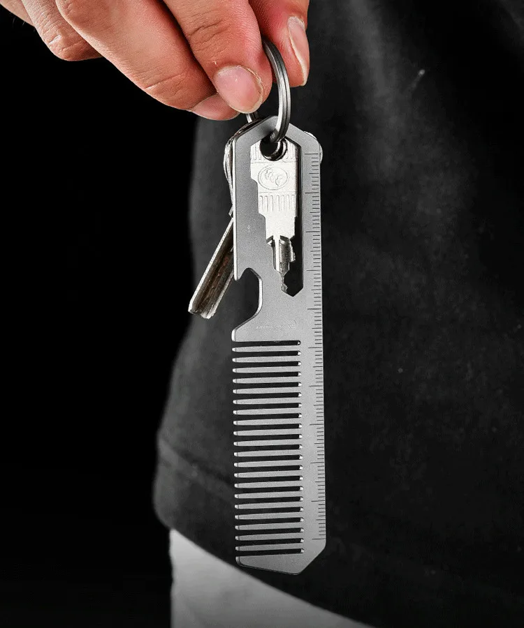 FEGVE Titanium Sisir Anti Stat - Comb Pocket Titanium ulasan dan harga