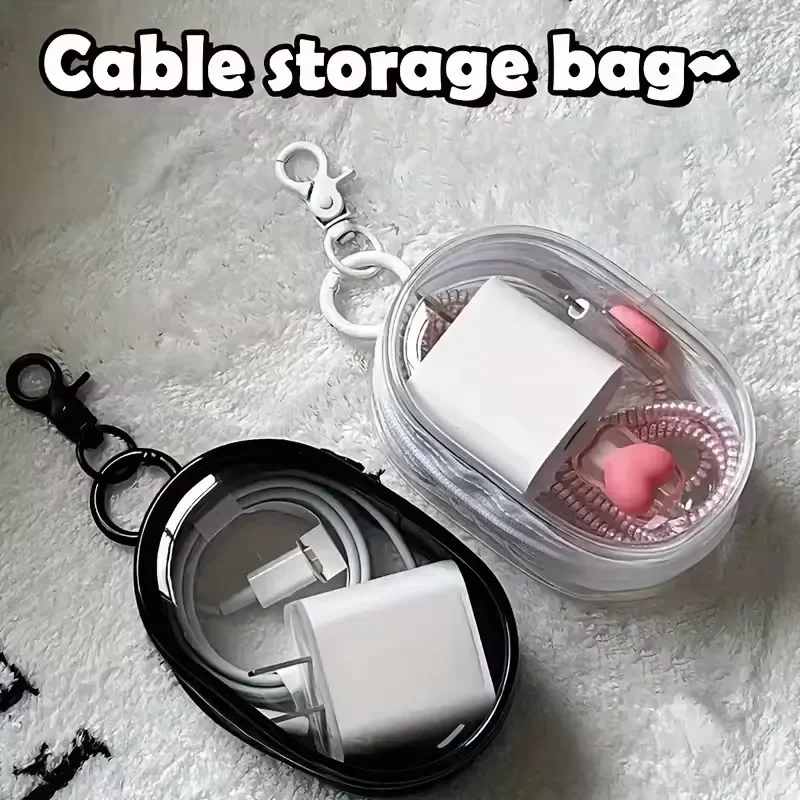 Tas Penyimpanan Mini Transpara - Cable Winder Keychain ulasan dan harga