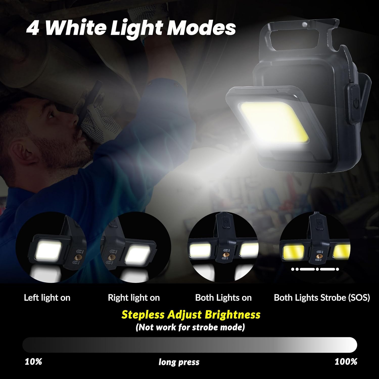 Lampu Gantungan Kunci Senter M - Keychain Flashlight ulasan dan harga