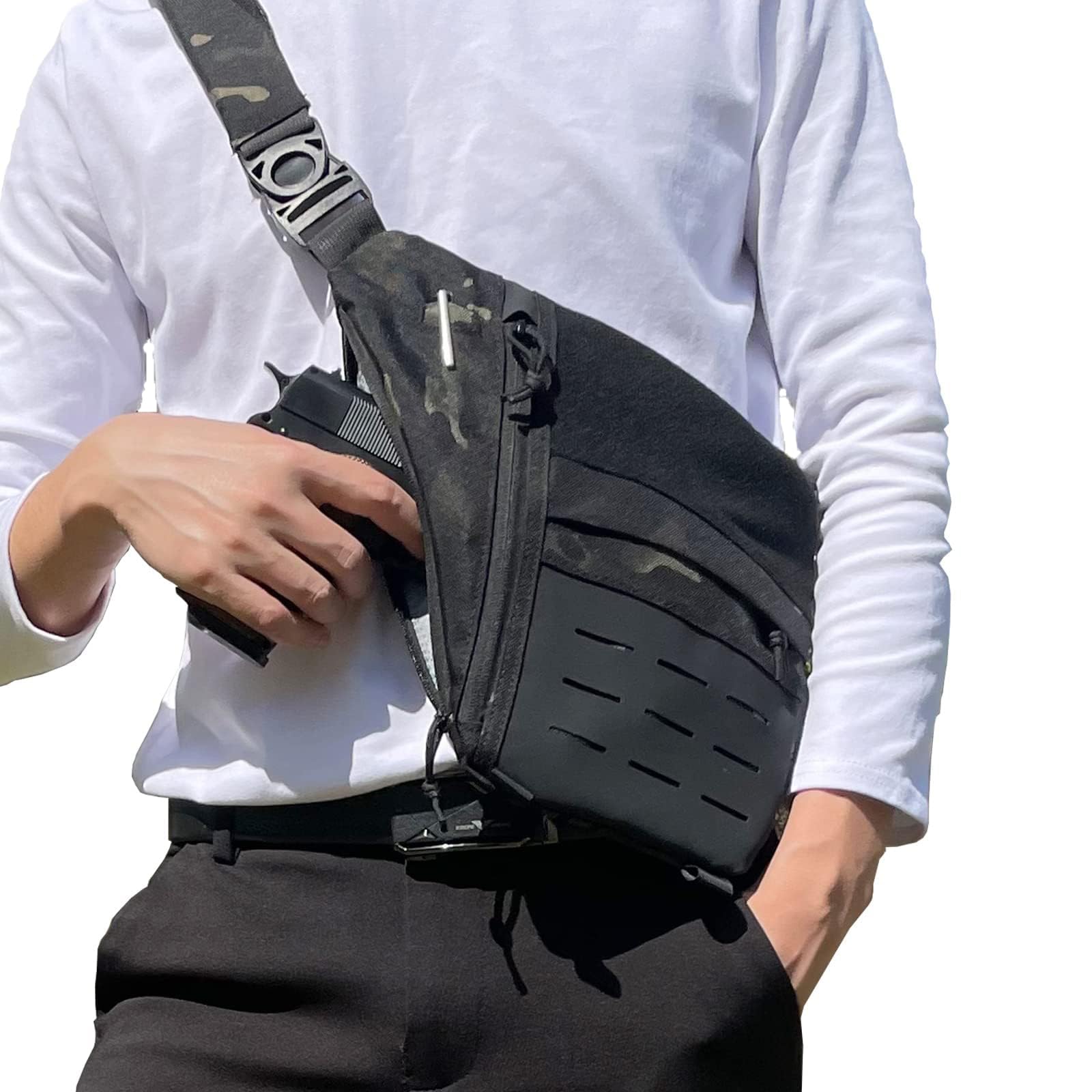 Tas Taktis Tas Senjata Tersemb - Edc Concealed Carry Backpack ulasan dan harga