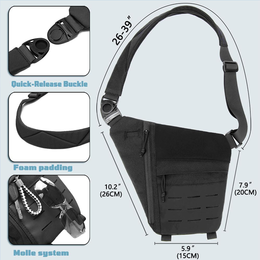 Tas Taktis Tas Senjata Tersemb - Edc Concealed Carry Backpack ulasan dan harga