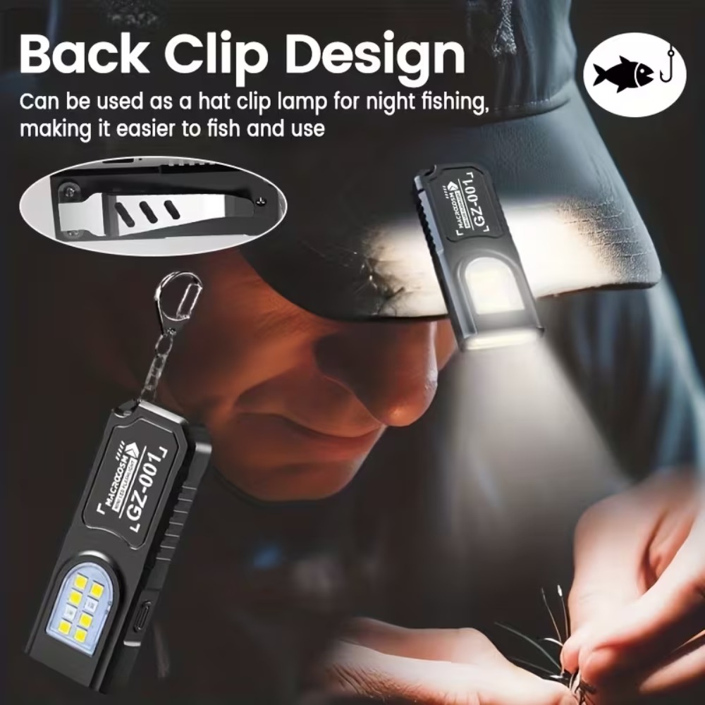 Senter Gantungan Kunci LED COB - Keychain Flashlight ulasan dan harga